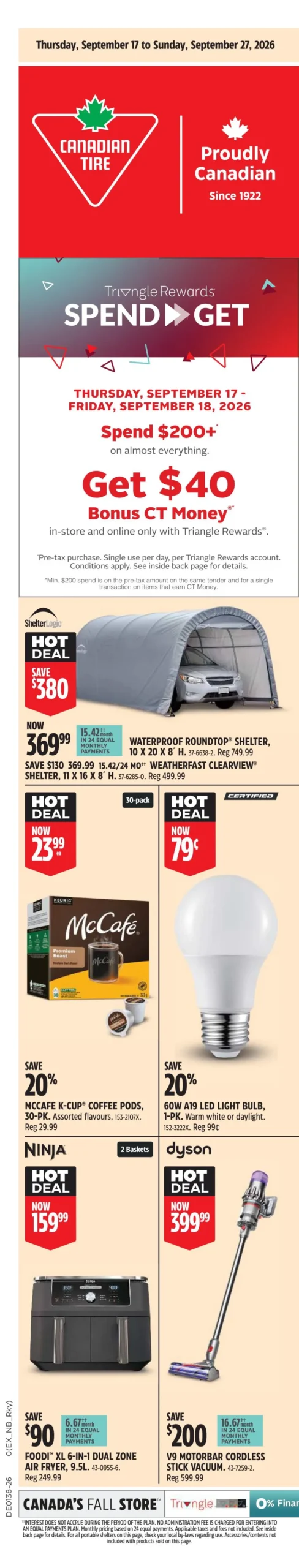Canadian Tire Flyer (September 17 - 23, 2026) Preview - Image 2 Canadian Tire Flyer (September 17 - 23, 2026) Preview - Page
