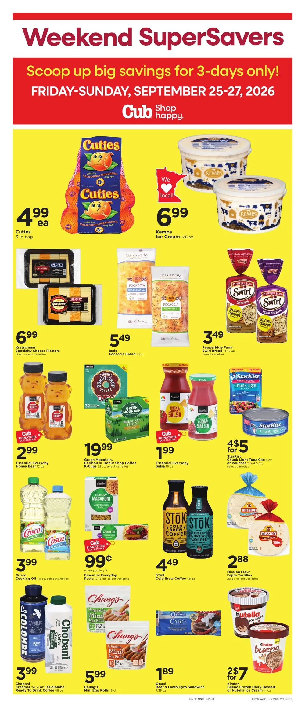 Cub Weekly Ad (September 20 - 26, 2026) Preview - Page