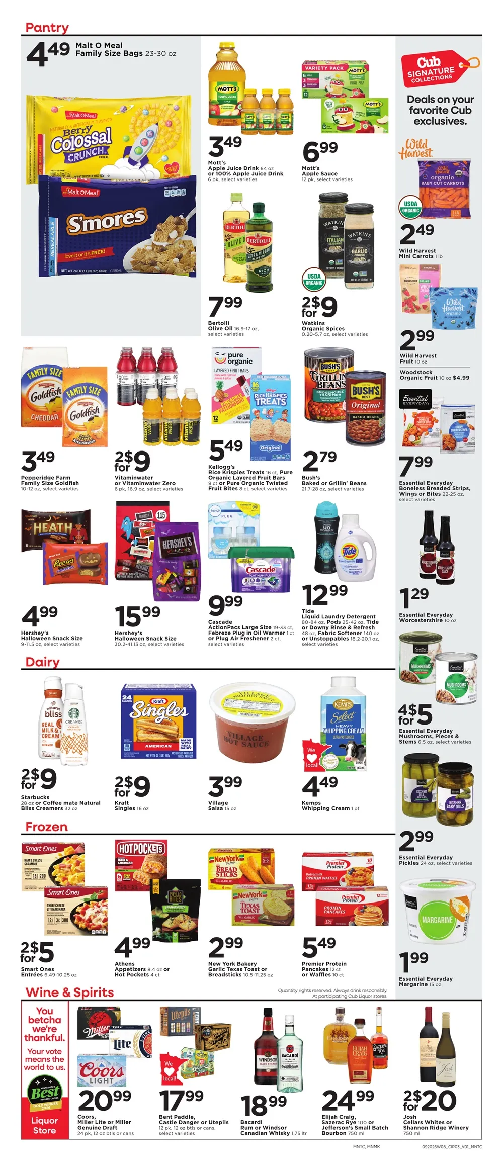 Cub Weekly Ad (September 20 - 26, 2026) Preview - Page