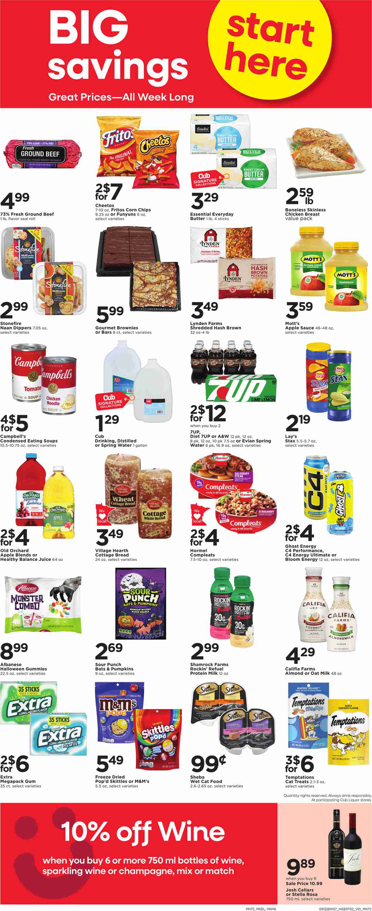 Cub Weekly Ad (September 13 - 19, 2026) Preview - Page