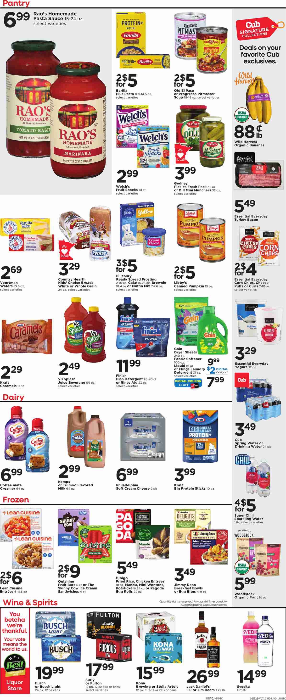 Cub Weekly Ad (September 13 - 19, 2026) Preview - Page