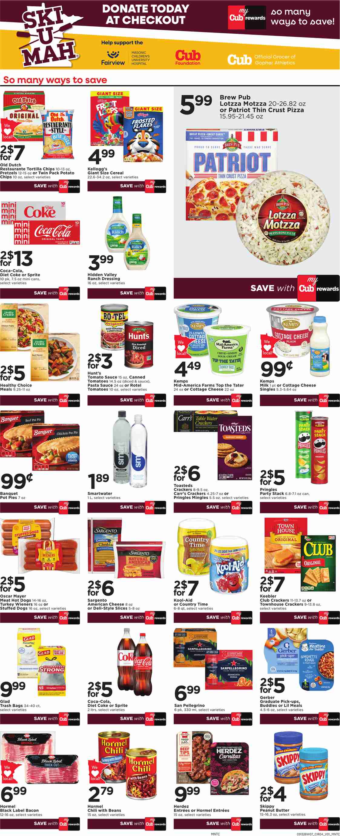 Cub Weekly Ad (September 13 - 19, 2026) Preview - Page