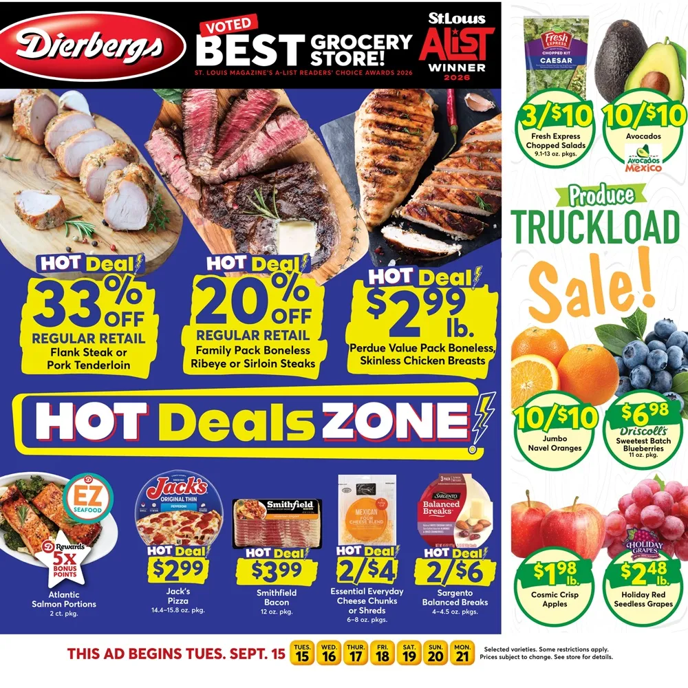 Dierbergs Weekly Ad (September 22 - 28, 2026) Preview - Page