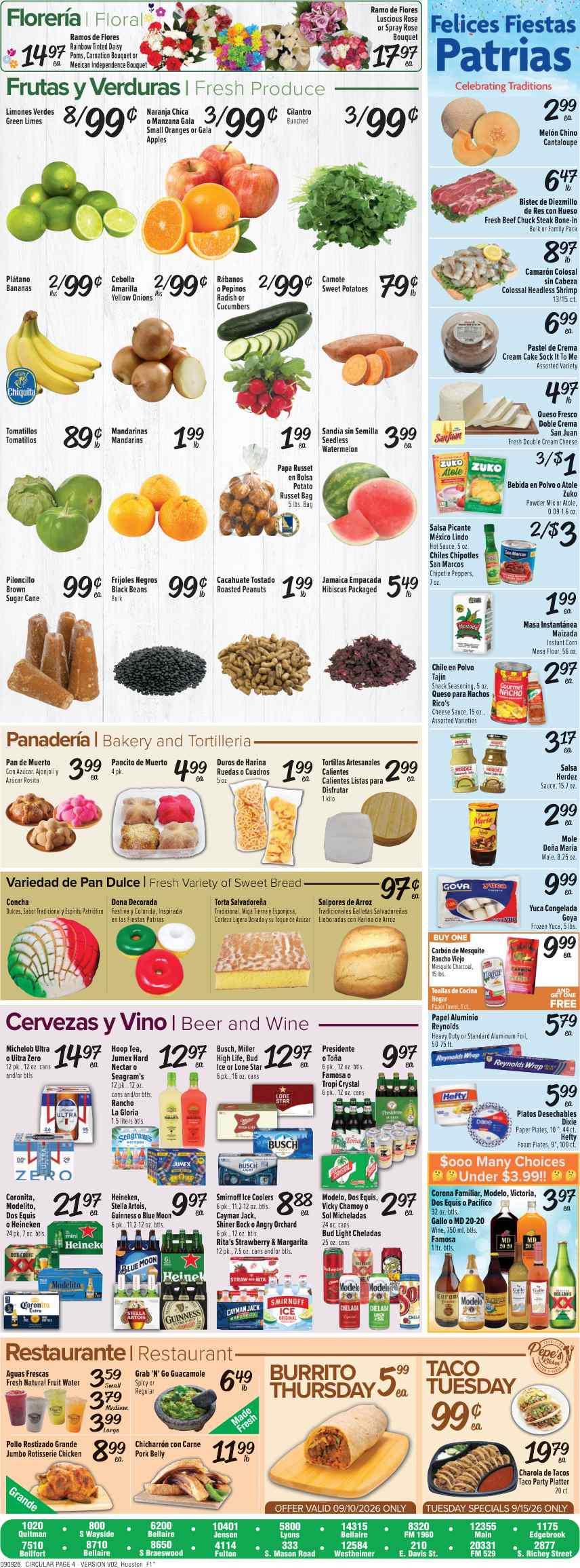 Fiesta Mart Weekly Ad (September 9 - 15, 2026) Preview - Image 4 Fiesta Mart Weekly Ad (September 9 - 15, 2026) Preview - Page
