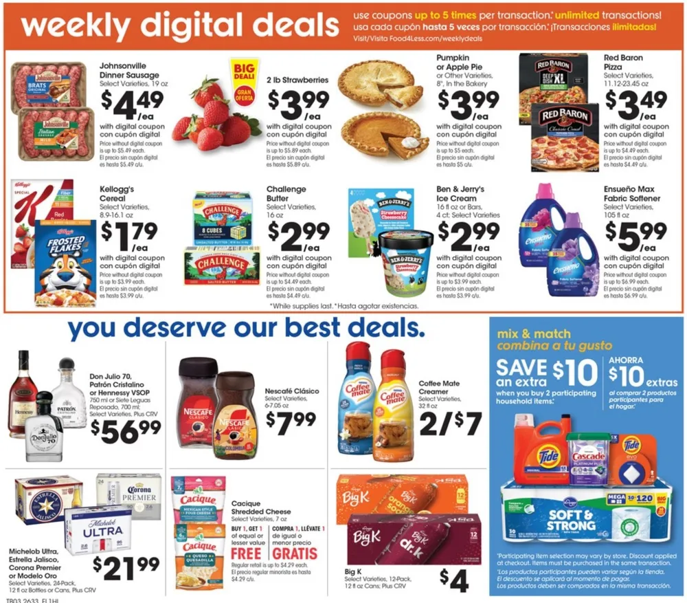 Food 4 Less Weekly Ad (September 16 - 22, 2026) Preview - Page