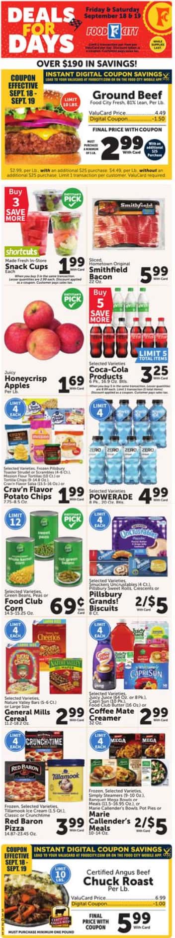Food City Weekly Ad (September 16 - 22, 2026) Preview - Page