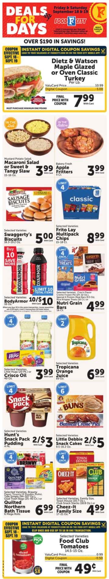 Food City Weekly Ad (September 16 - 22, 2026) Preview - Page