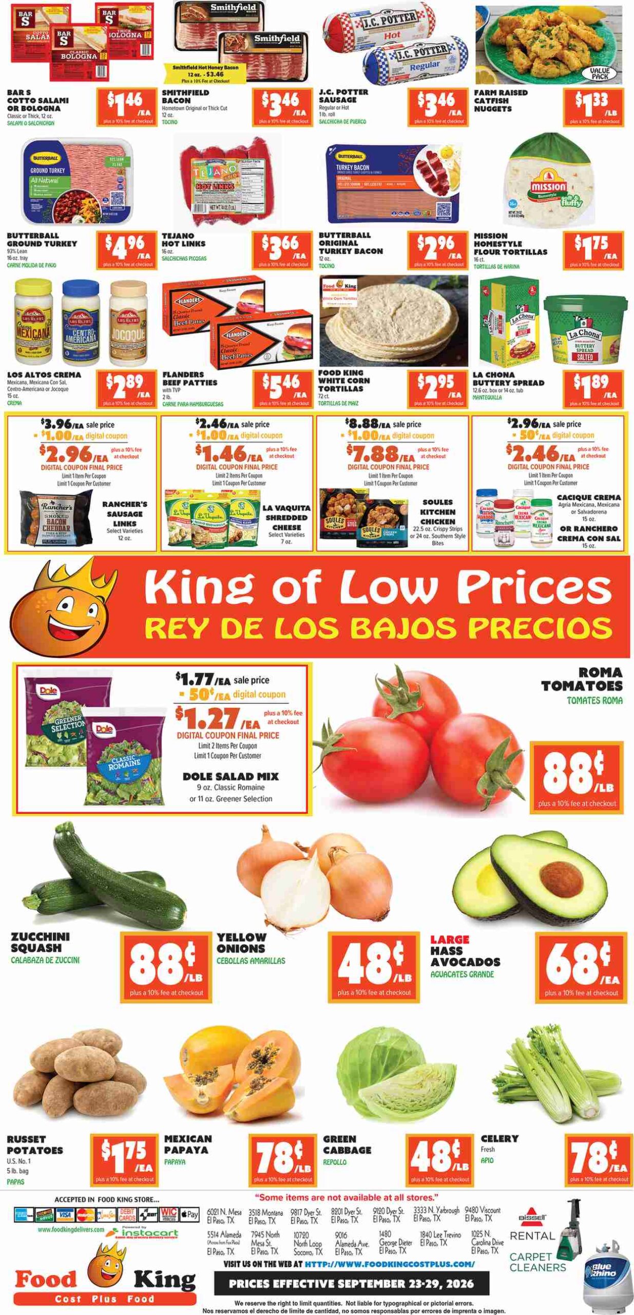 Food King Weekly Ad (September 23 - 29, 2026) Preview - Page