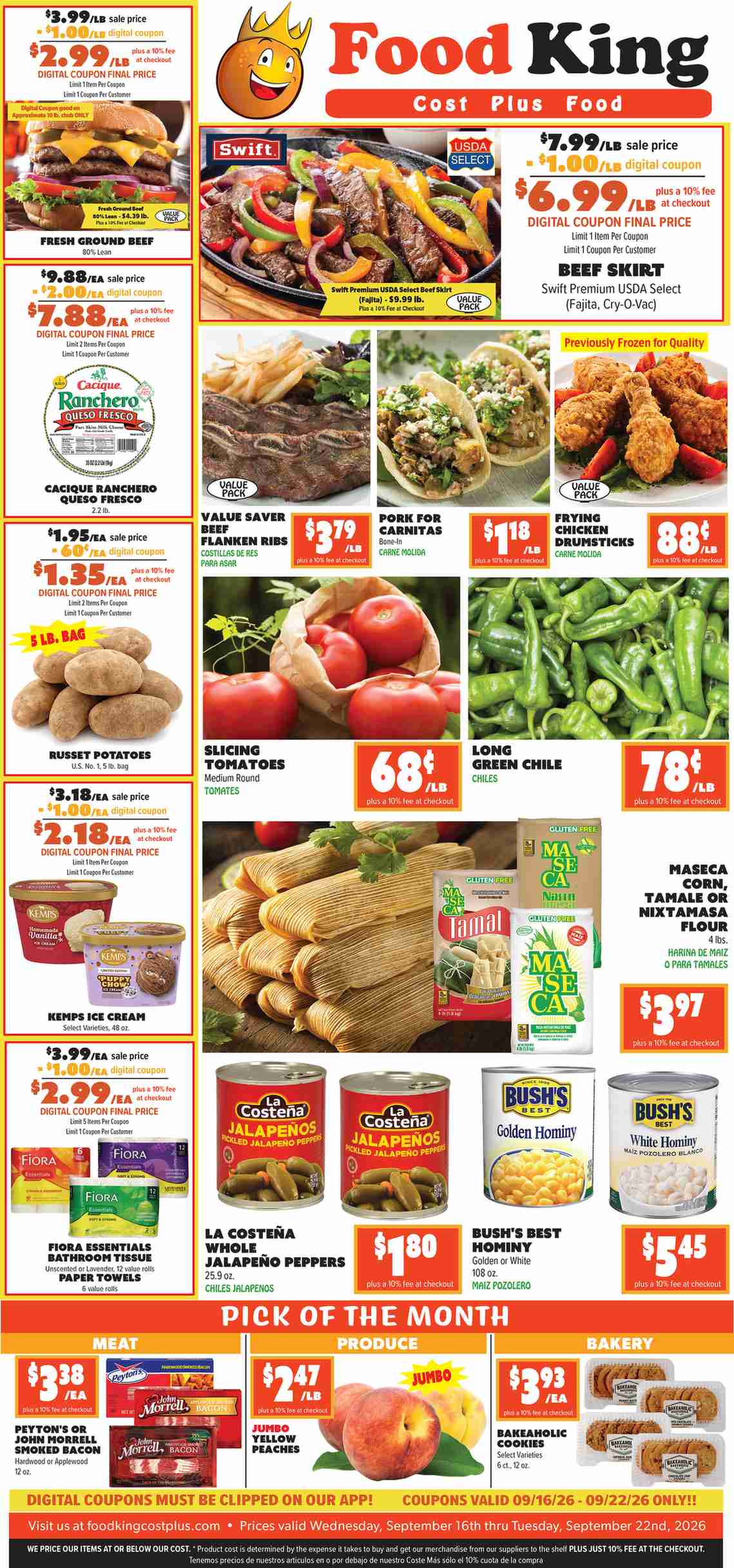 Food King Weekly Ad (September 23 - 29, 2026) Preview - Page