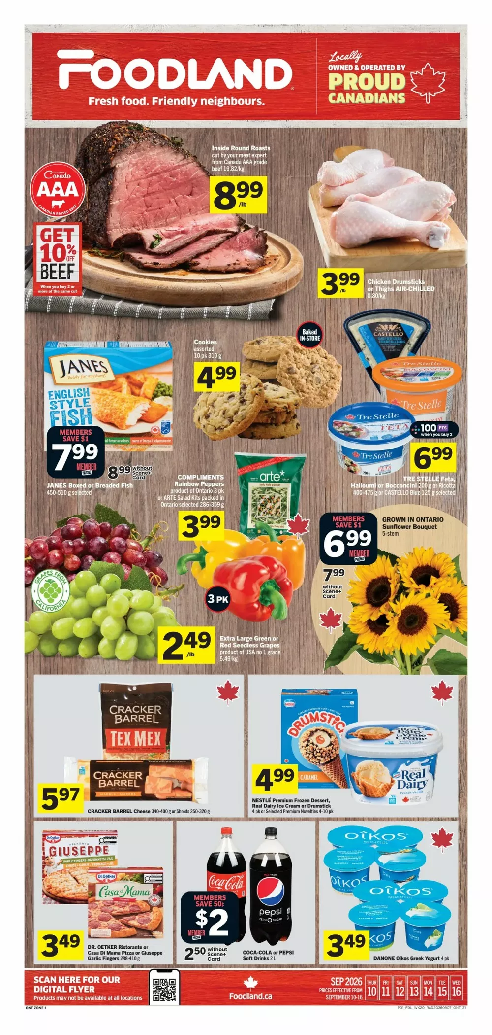 Foodland Flyer (September 17 - 23, 2026) Preview - Page