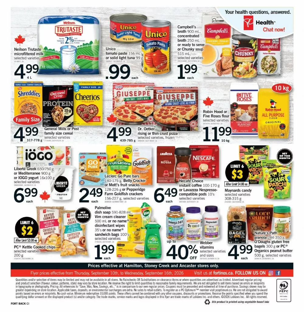 Fortinos Flyer (September 17 - 23, 2026) Preview - Page