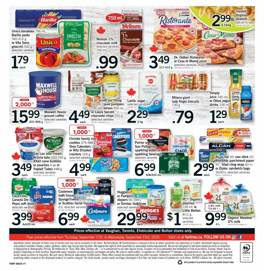 Fortinos Flyer (September 17 - 23, 2026) Preview - Image 2 Fortinos Flyer (September 17 - 23, 2026) Preview - Page