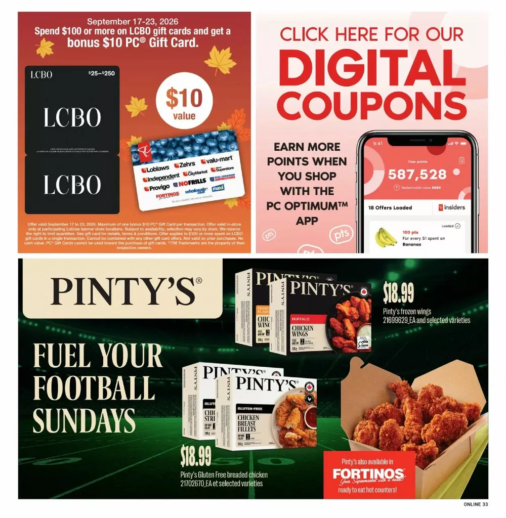 Fortinos Flyer (September 17 - 23, 2026) Preview - Page