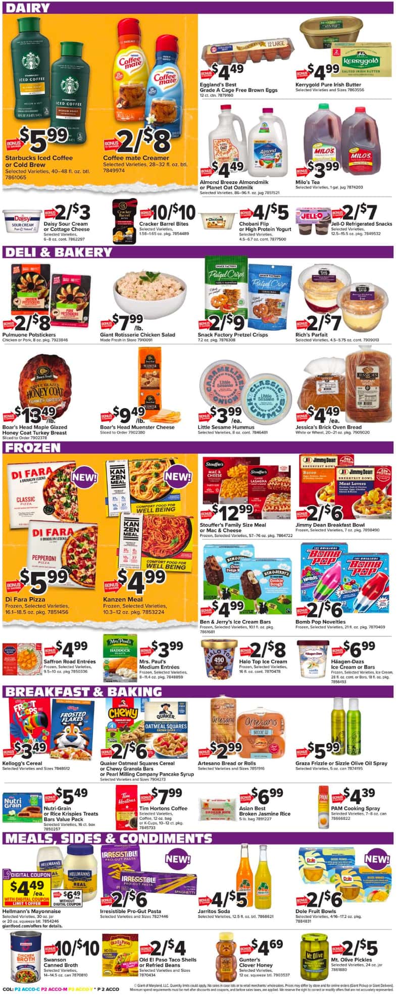 Giant Food Weekly Ad (September 18 – 24, 2026) Preview - Page
