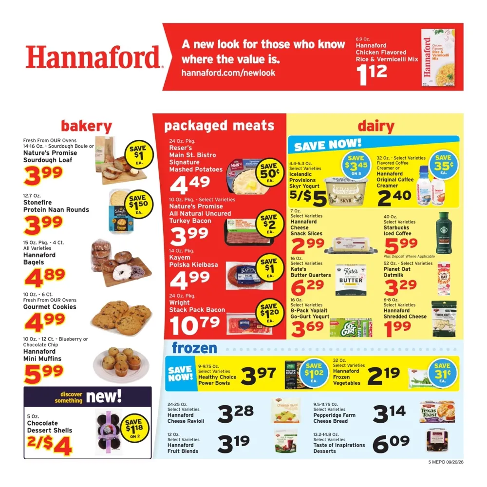 Hannaford Weekly Ad (September 20 - 26, 2026) Preview - Page