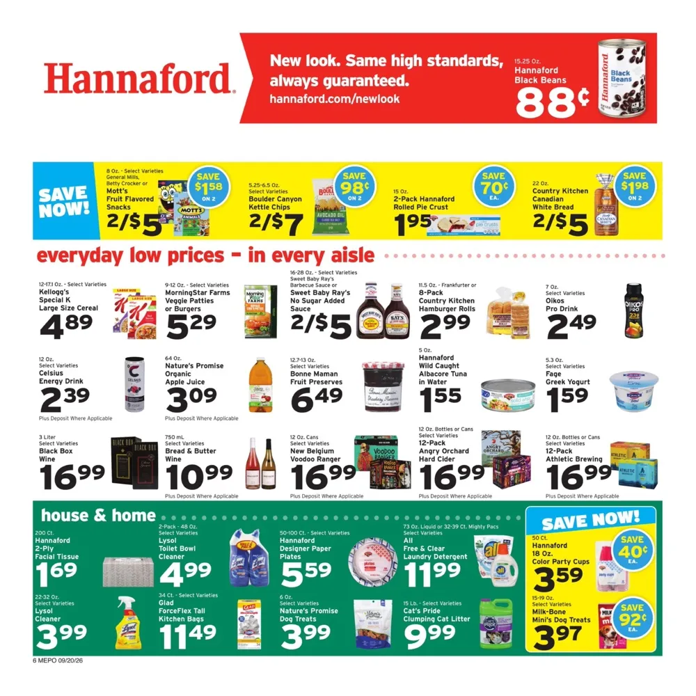 Hannaford Weekly Ad (September 20 - 26, 2026) Preview - Page