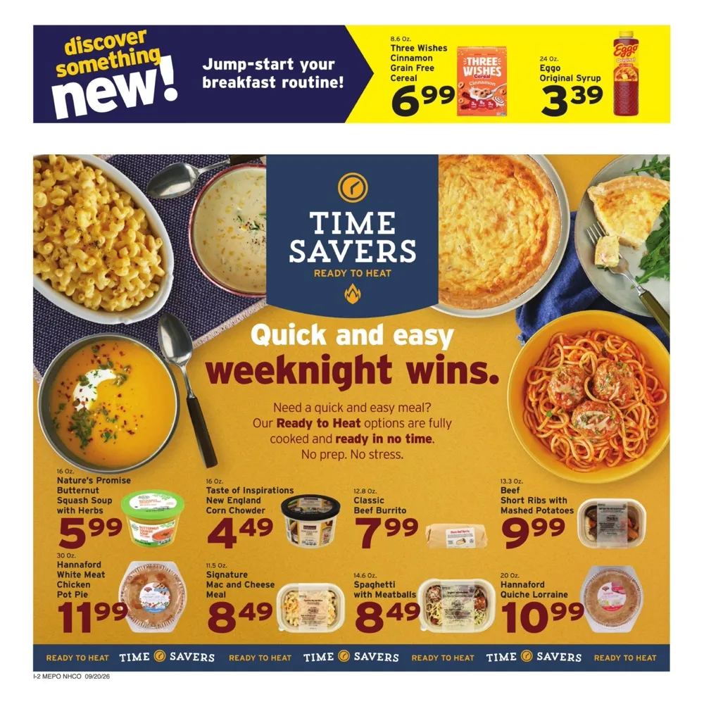 Hannaford Weekly Ad (September 20 - 26, 2026) Preview - Page