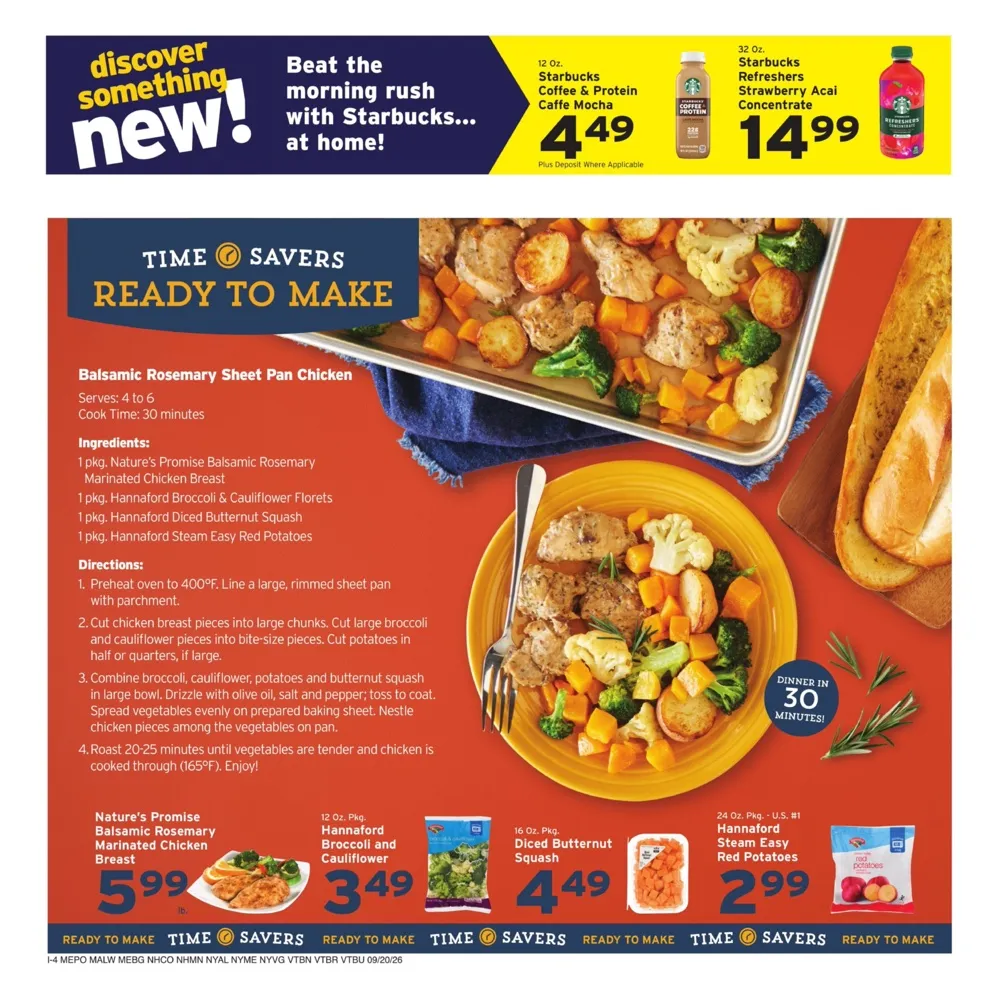 Hannaford Weekly Ad (September 20 - 26, 2026) Preview - Page