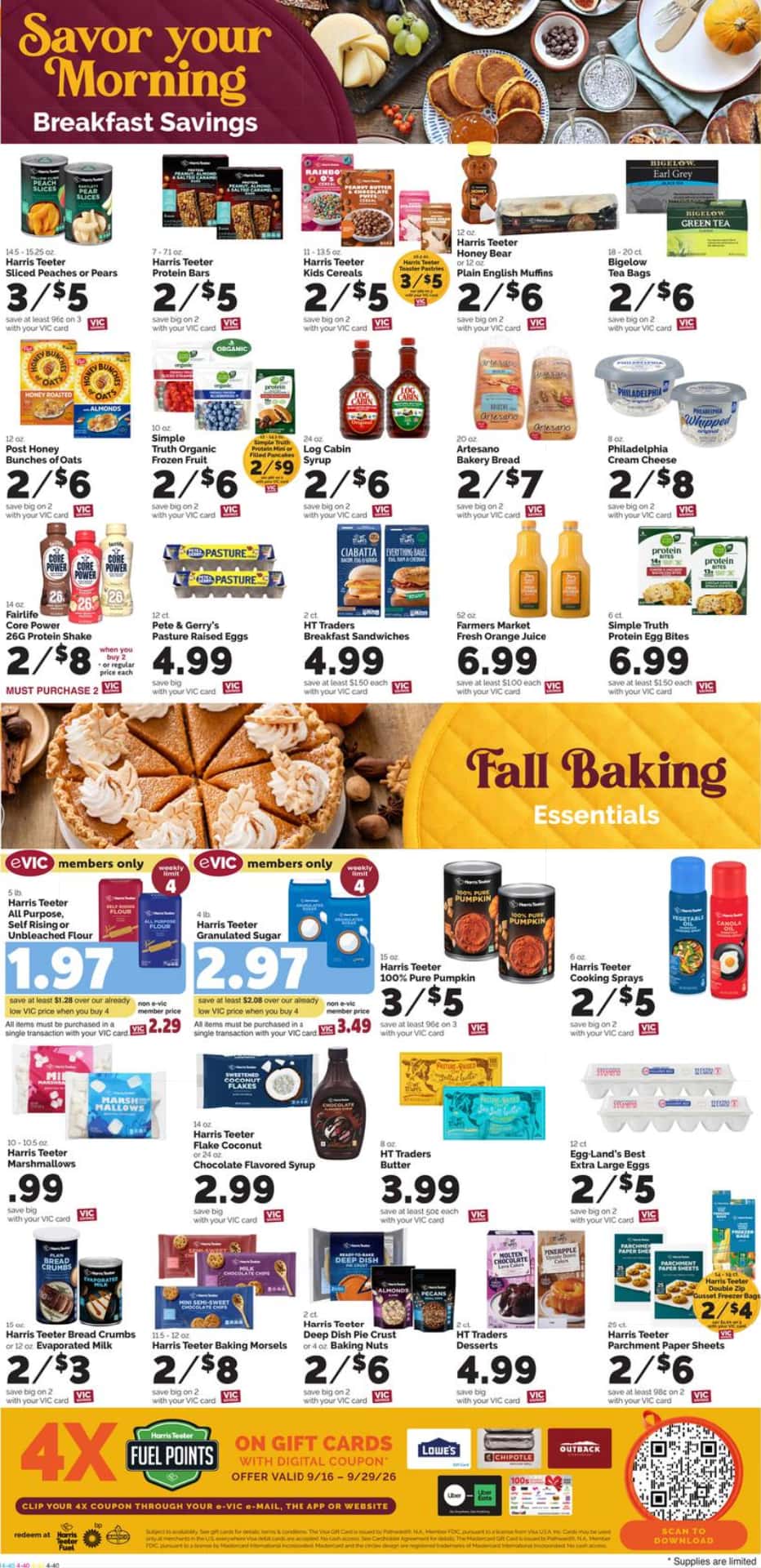 Harris Teeter Weekly Ad (September 16 - 22, 2026) Preview - Page