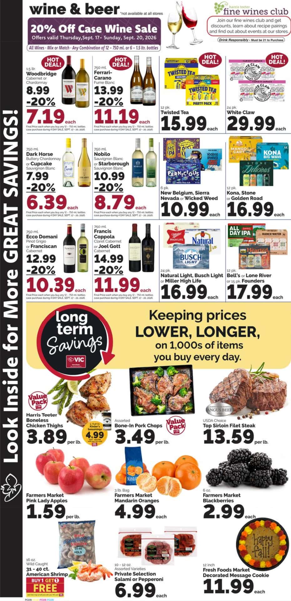 Harris Teeter Weekly Ad (September 16 - 22, 2026) Preview - Page