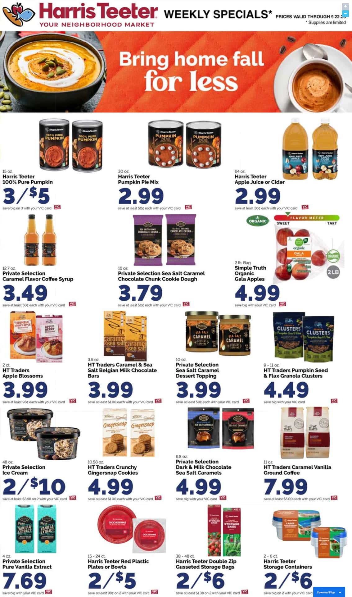 Harris Teeter Weekly Ad (September 16 - 22, 2026) Preview - Page