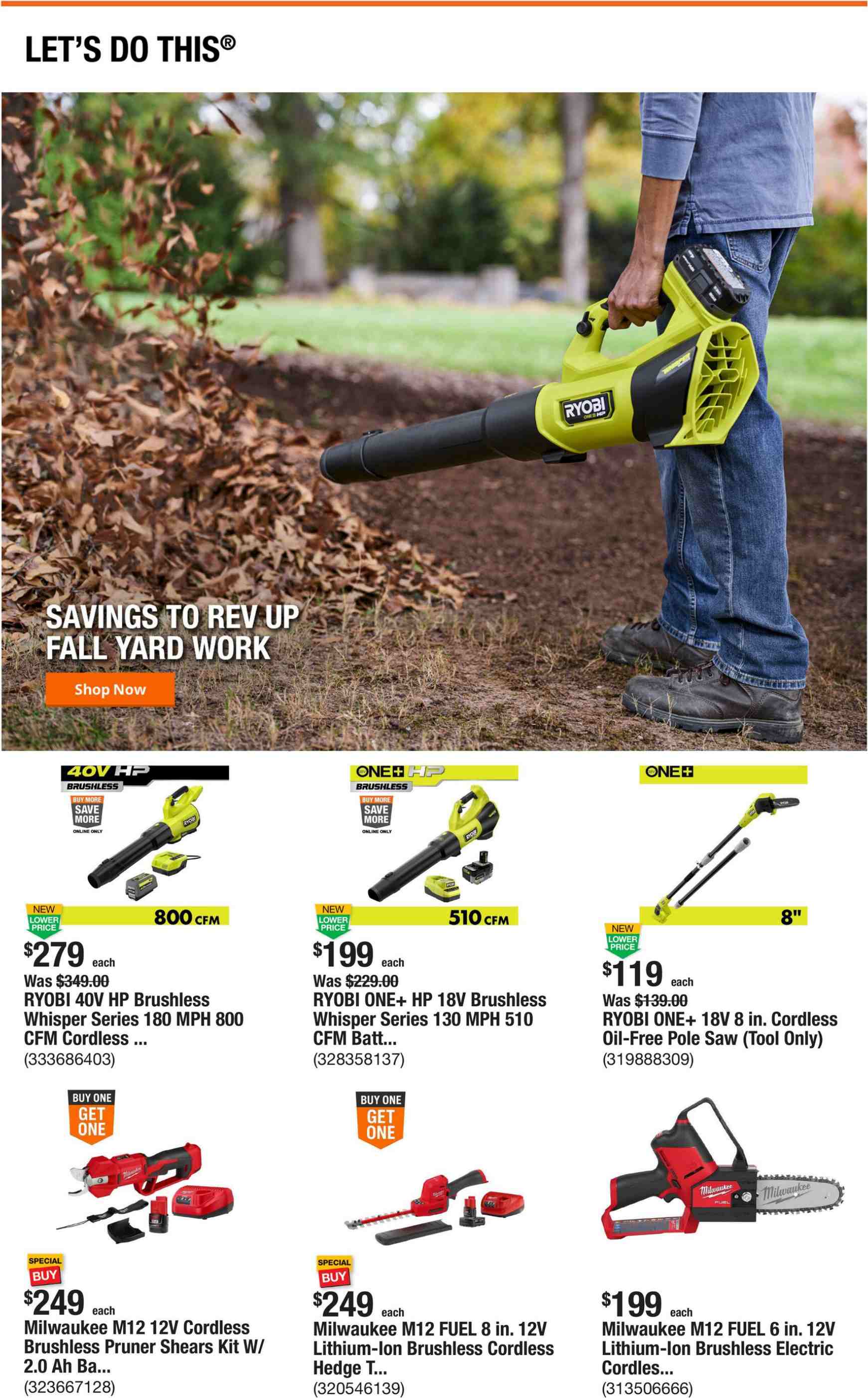 Home Depot Weekly Ad (September 10 - 16, 2026) Preview - Page