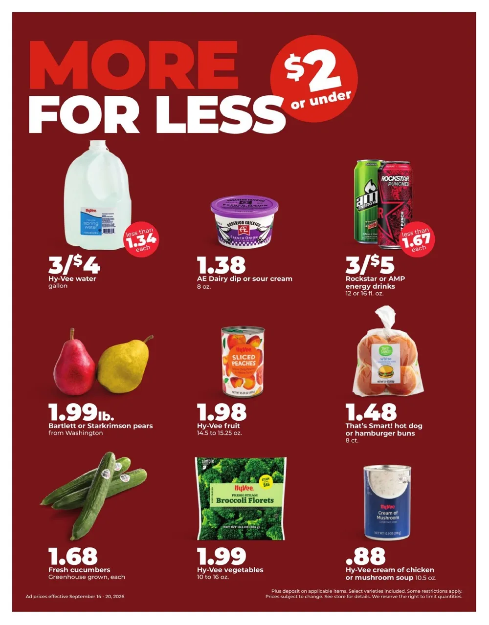 Hy Vee Weekly Ad (September 14 - 20, 2026) Preview - Page