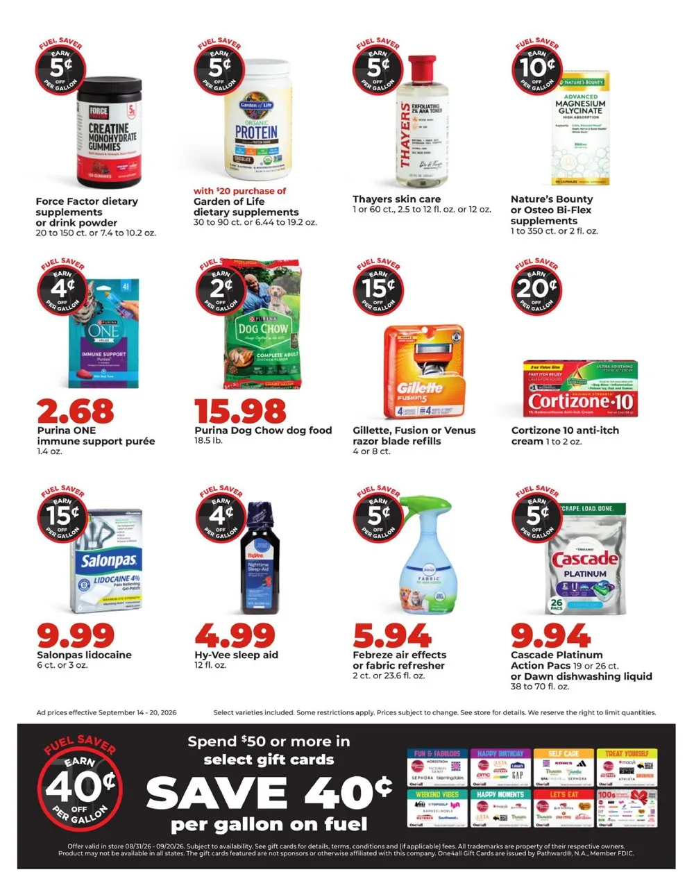 Hy Vee Weekly Ad (September 14 - 20, 2026) Preview - Page