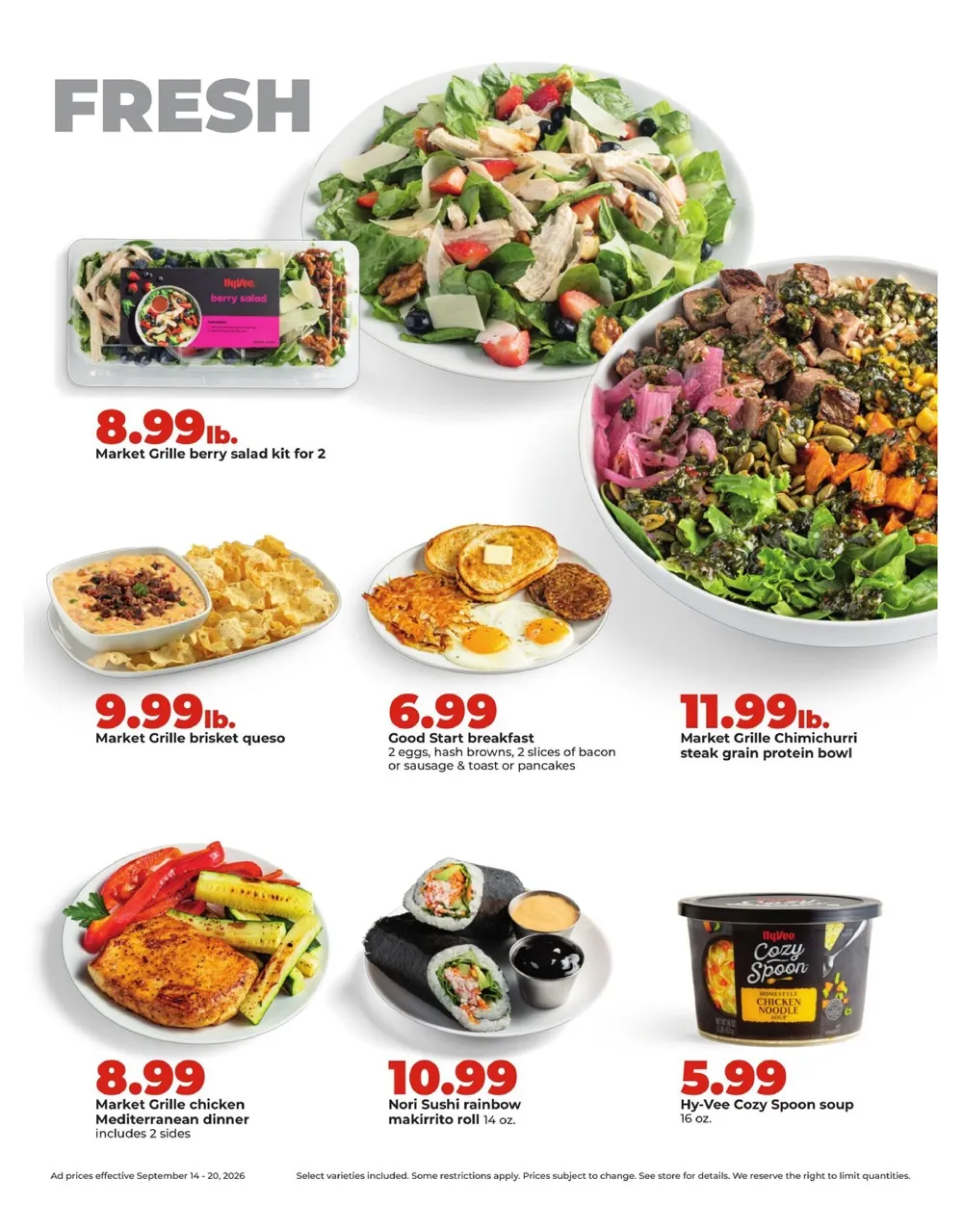 Hy Vee Weekly Ad (September 14 - 20, 2026) Preview - Page