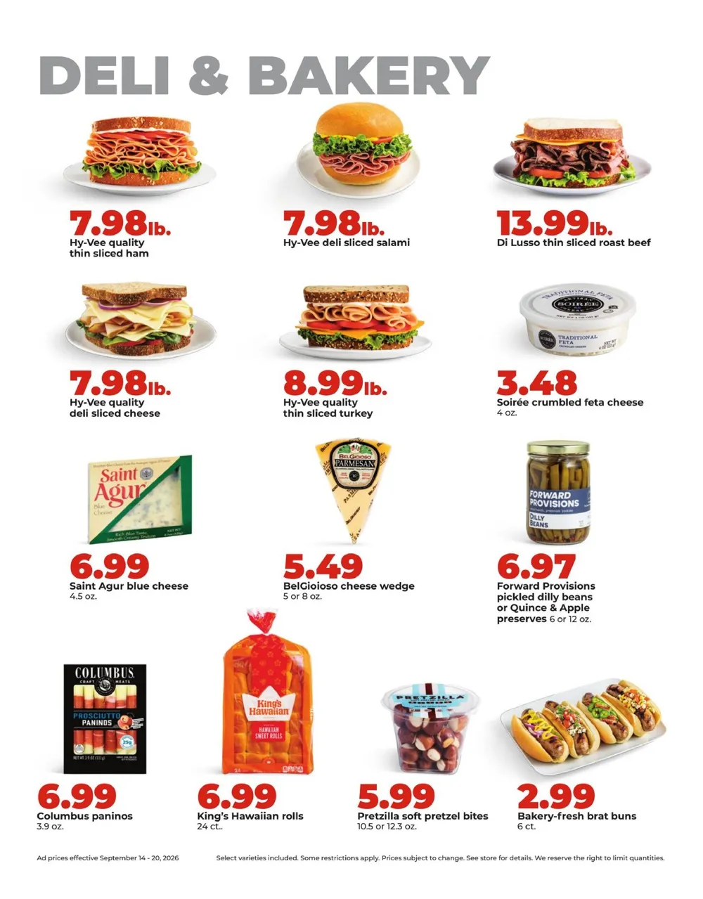 Hy Vee Weekly Ad (September 14 - 20, 2026) Preview - Page
