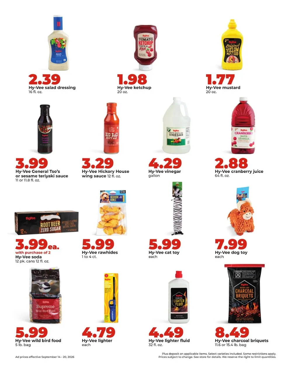 Hy Vee Weekly Ad (September 14 - 20, 2026) Preview - Page