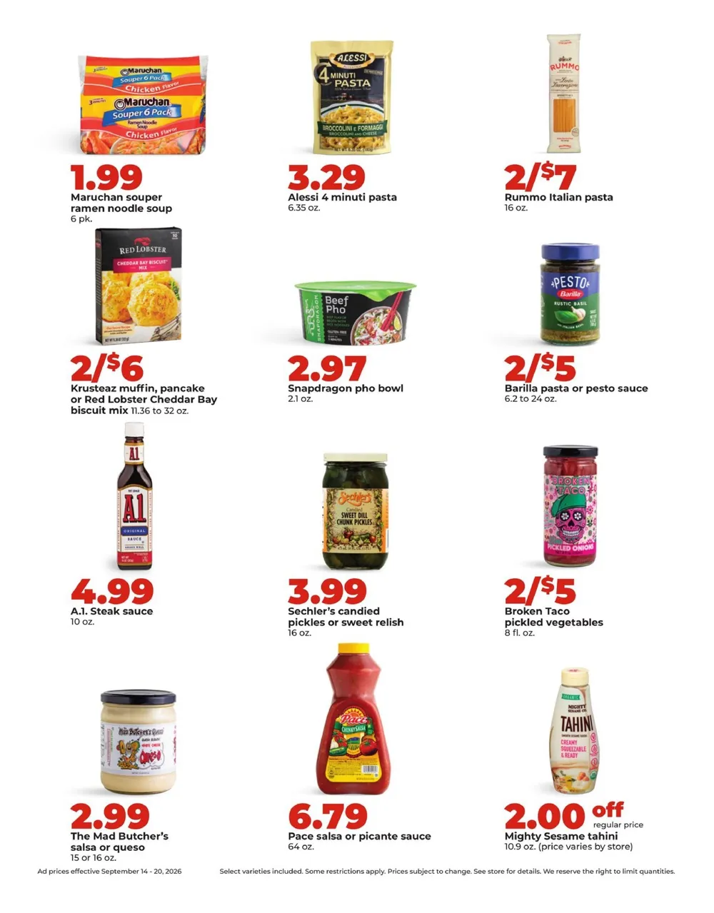 Hy Vee Weekly Ad (September 14 - 20, 2026) Preview - Page