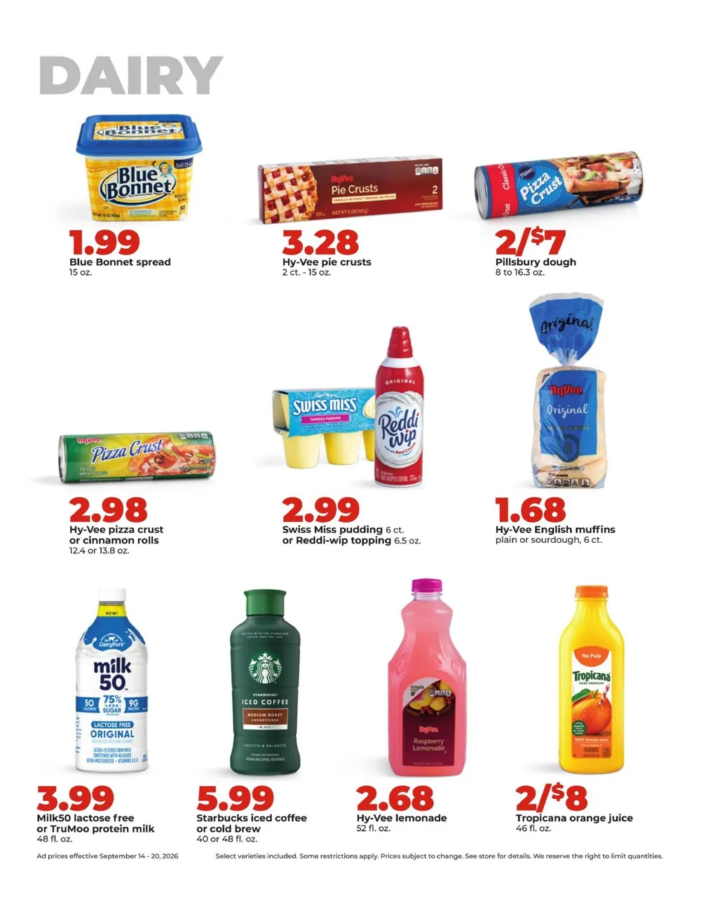 Hy Vee Weekly Ad (September 14 - 20, 2026) Preview - Page