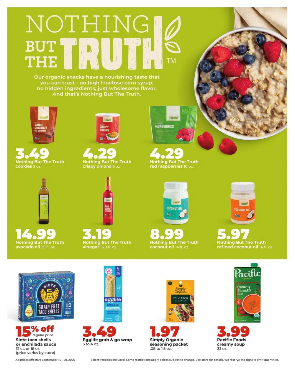 Hy Vee Weekly Ad (September 14 - 20, 2026) Preview - Page