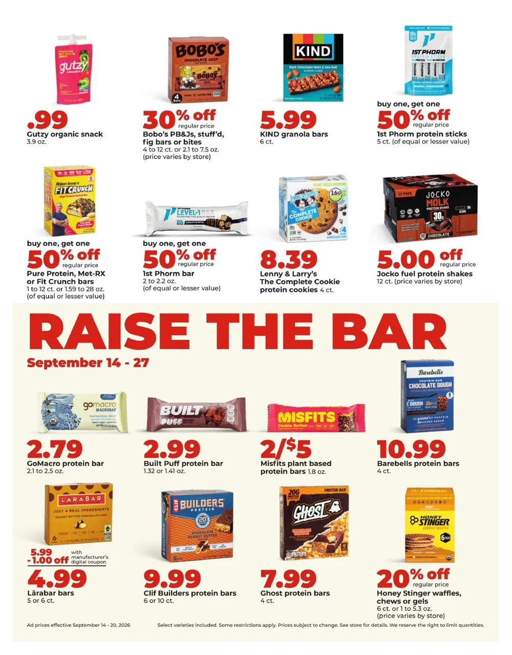 Hy Vee Weekly Ad (September 14 - 20, 2026) Preview - Page