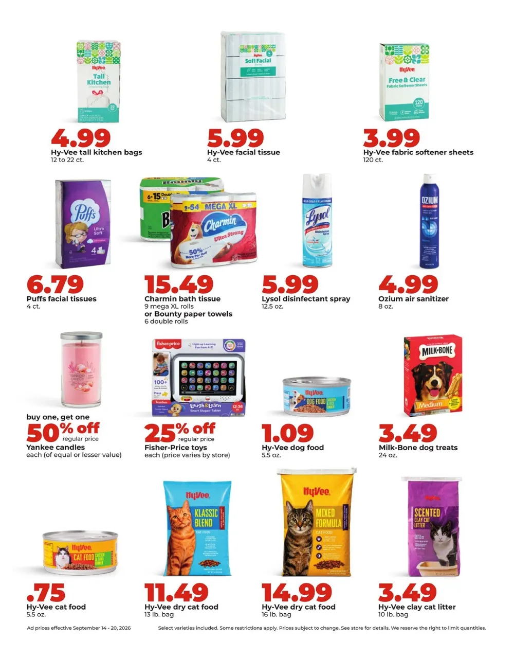 Hy Vee Weekly Ad (September 14 - 20, 2026) Preview - Page
