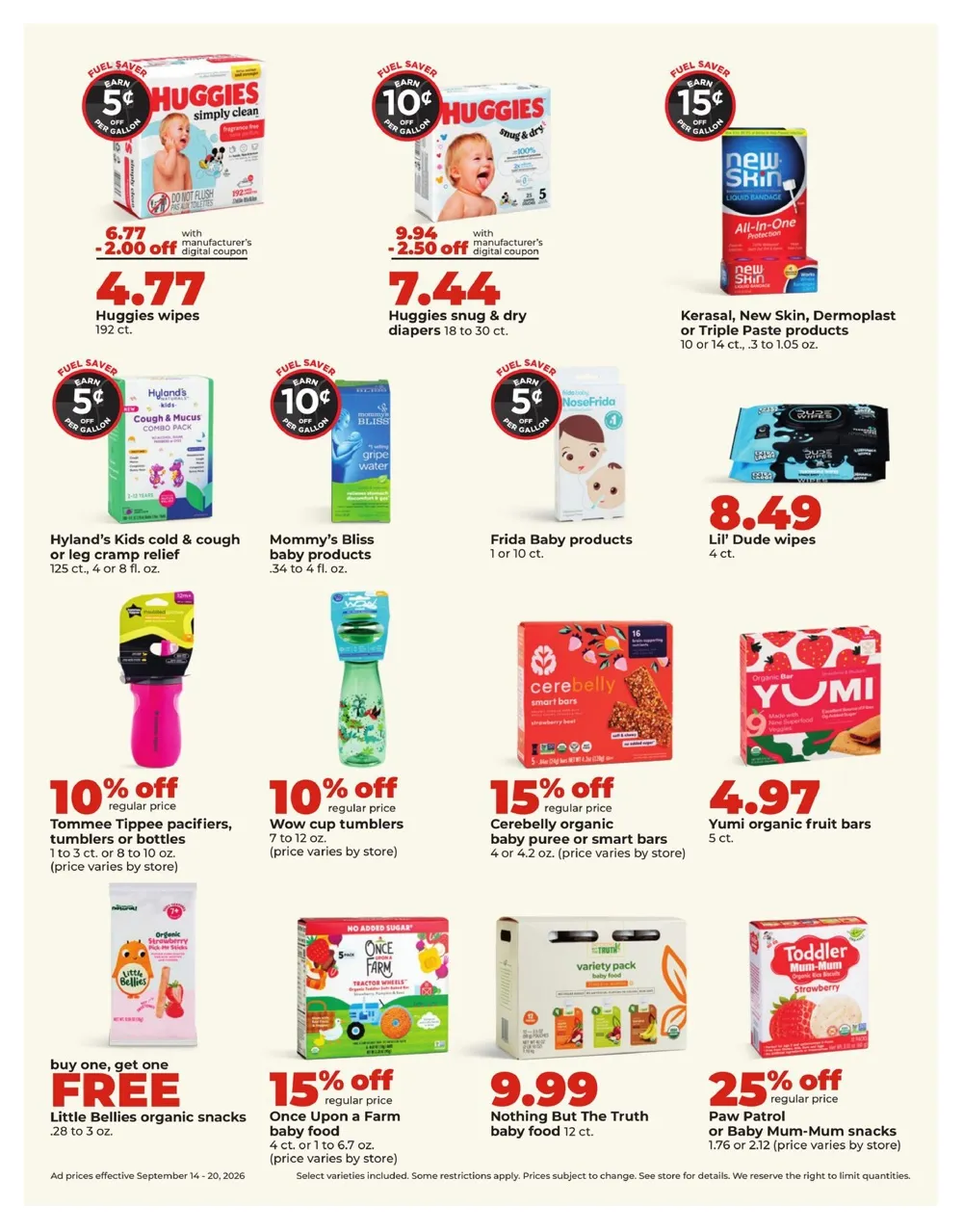 Hy Vee Weekly Ad (September 14 - 20, 2026) Preview - Page