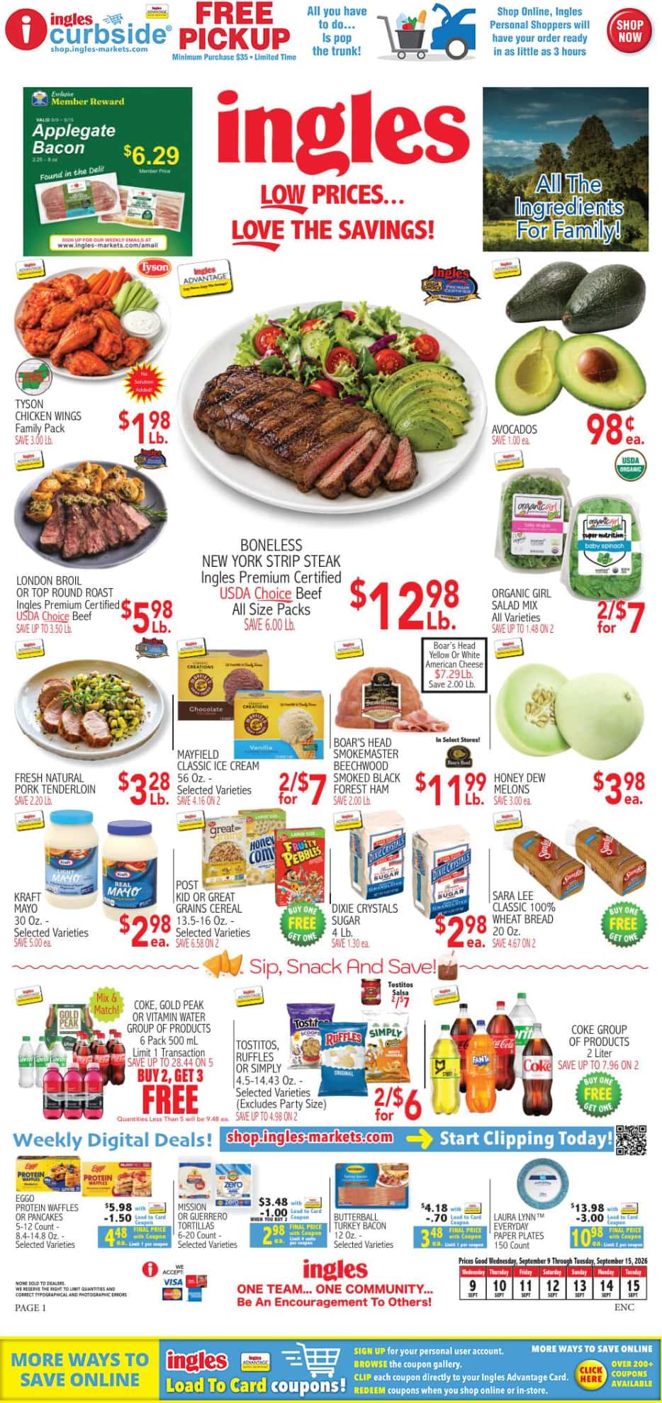 Ingles Weekly Ad (September 9 - 15, 2026) Preview - Image 1 Ingles Weekly Ad (September 9 - 15, 2026) Preview - Page
