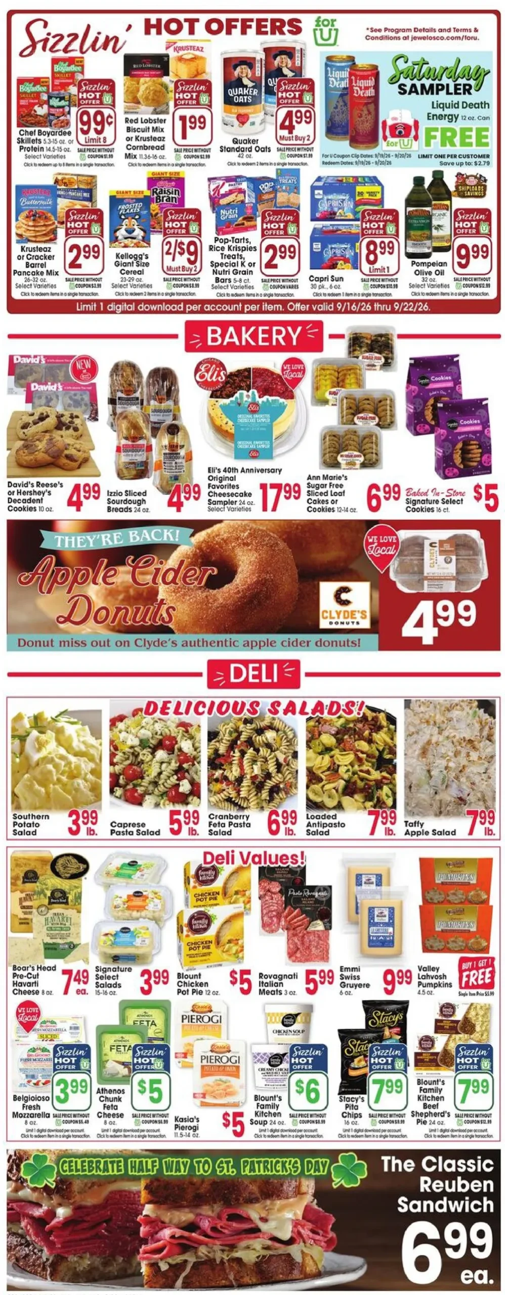 Jewel Osco Weekly Ad (September 16 - 22, 2026) Preview - Page