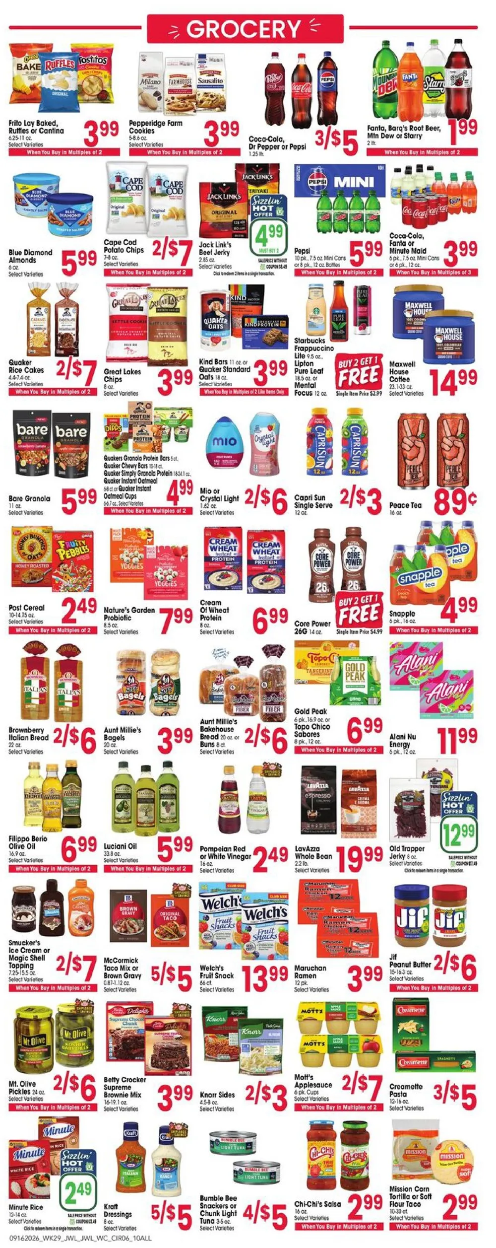 Jewel Osco Weekly Ad (September 16 - 22, 2026) Preview - Page