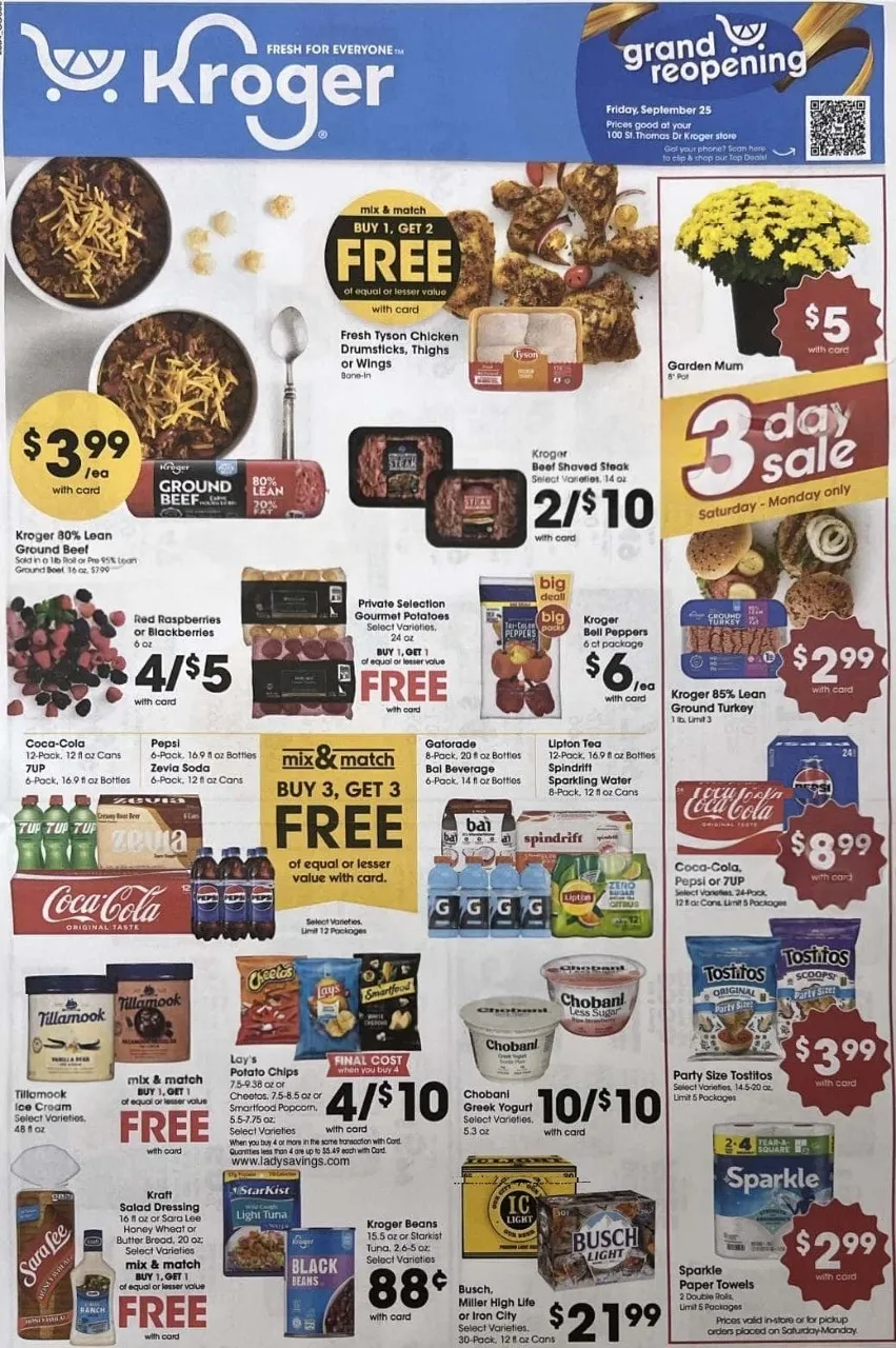 Kroger Weekly Ad (September 23 - 29, 2026) Preview - Image 1 Kroger Weekly Ad (September 23 - 29, 2026) Preview - Page