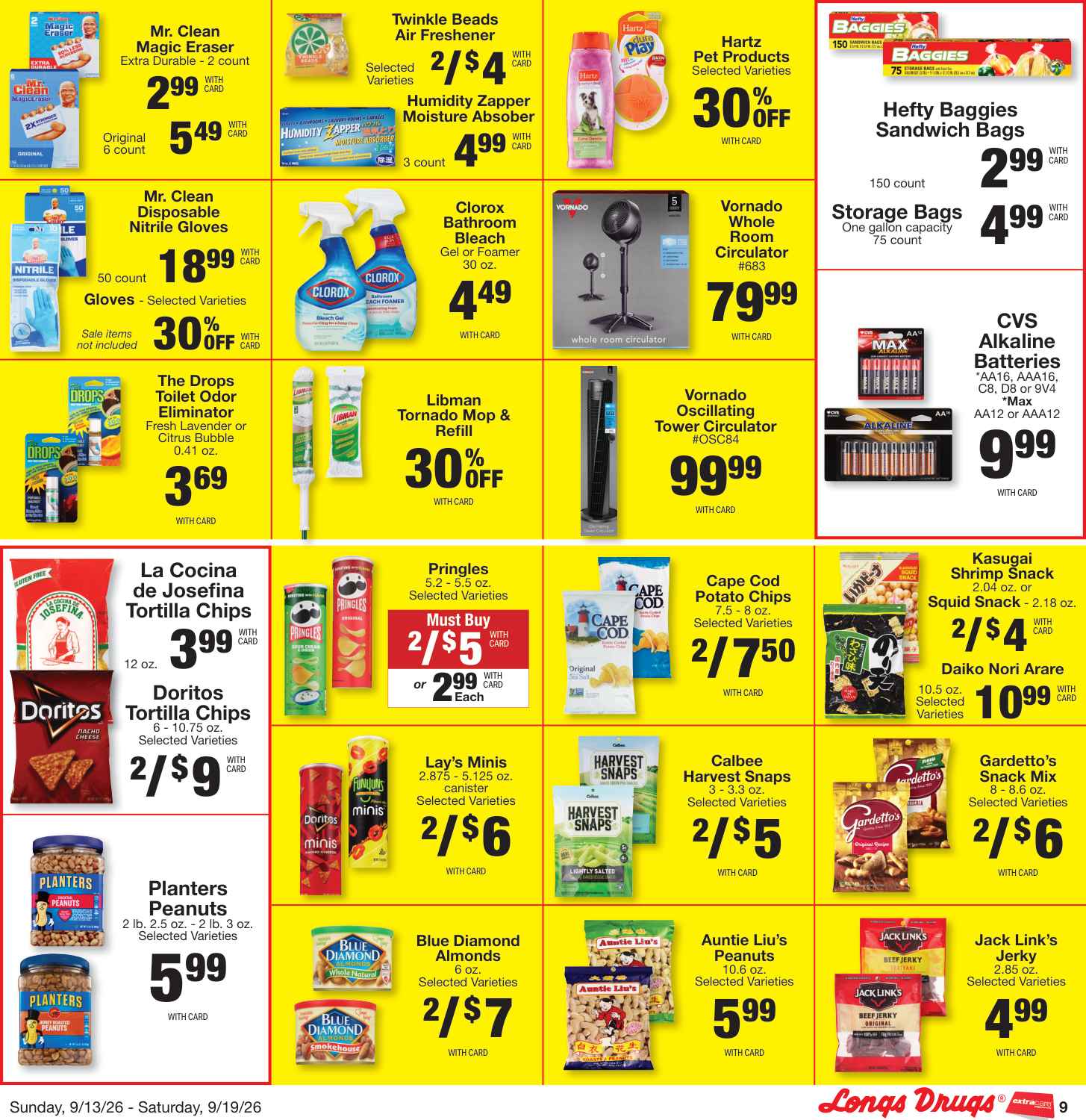 Longs Weekly Ad (September 13 - 19, 2026) Preview - Page
