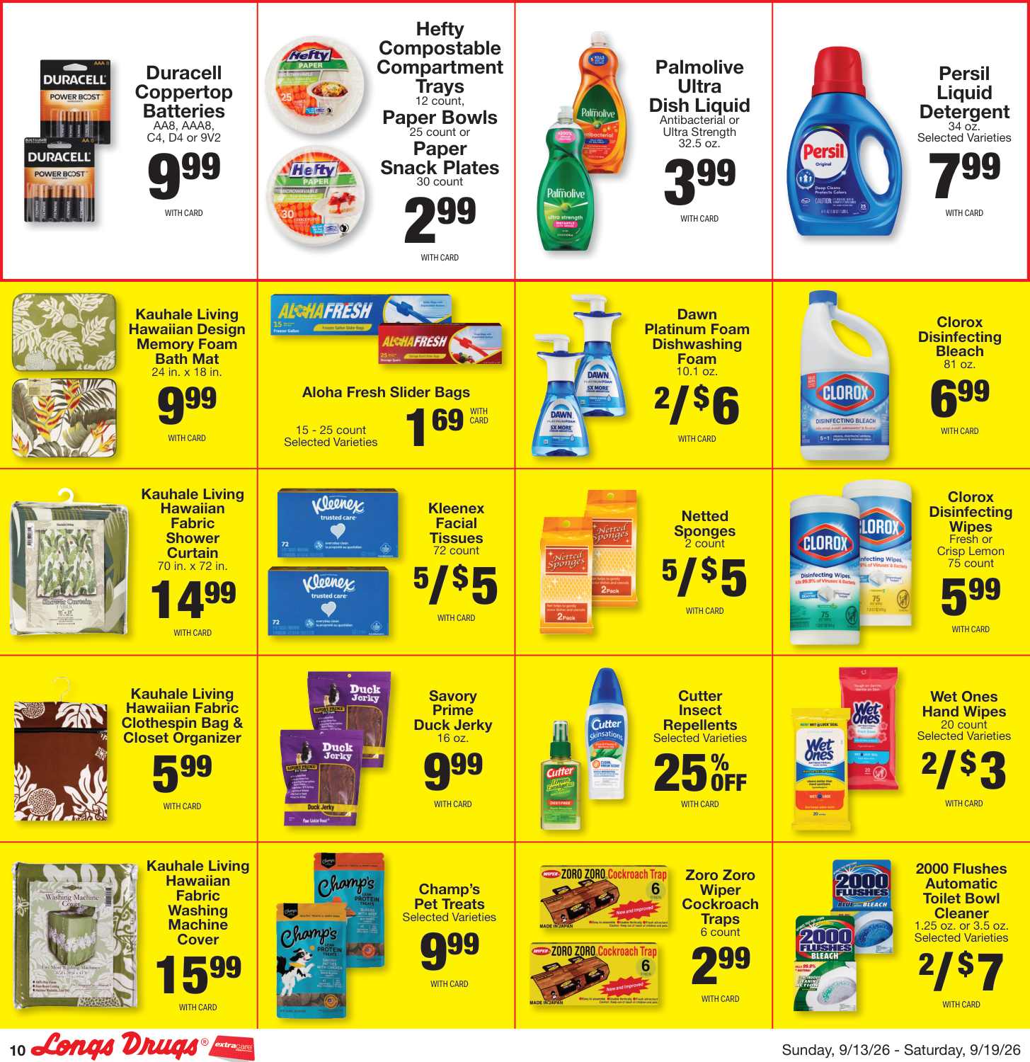 Longs Weekly Ad (September 13 - 19, 2026) Preview - Page