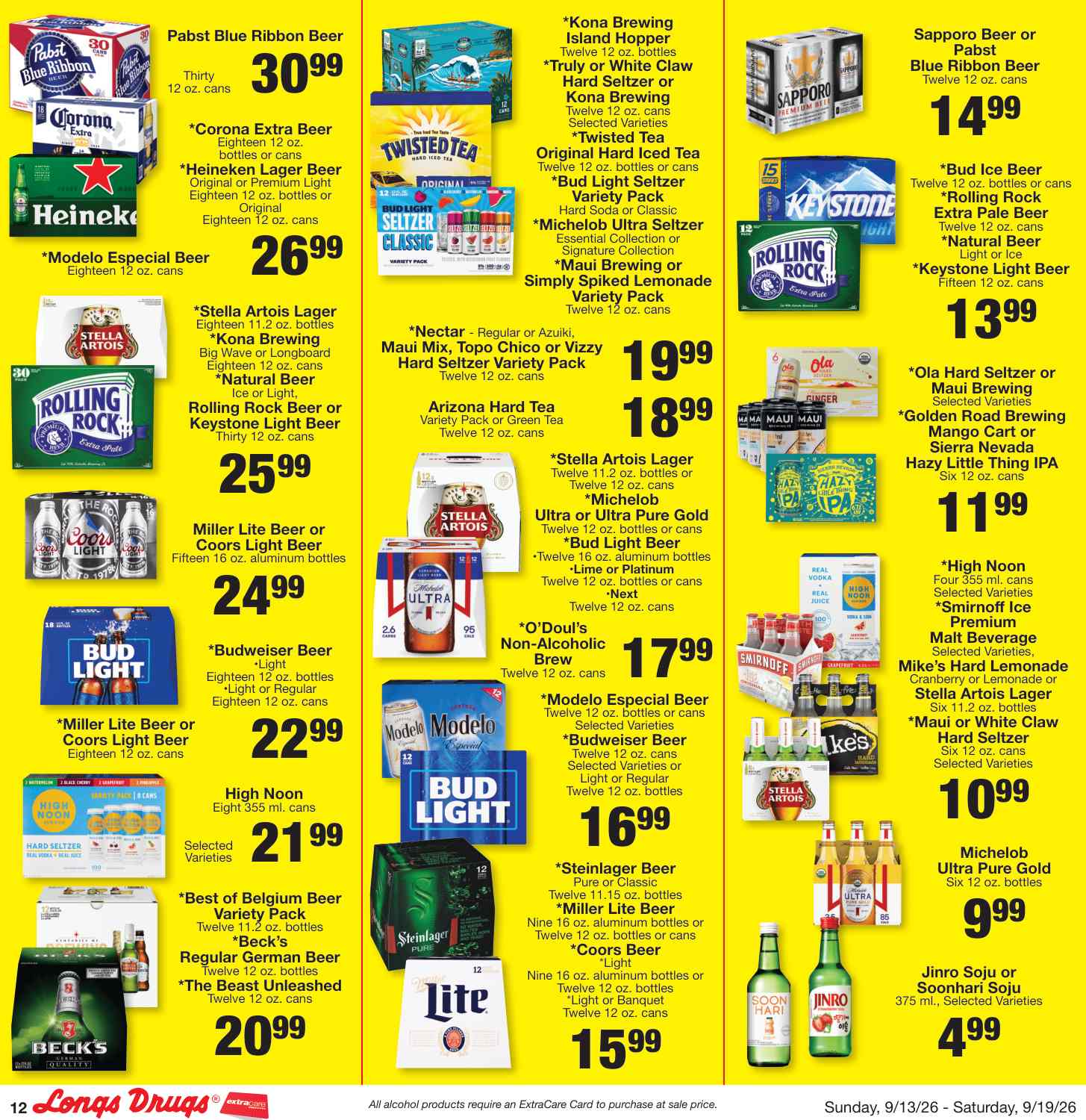 Longs Weekly Ad (September 13 - 19, 2026) Preview - Page