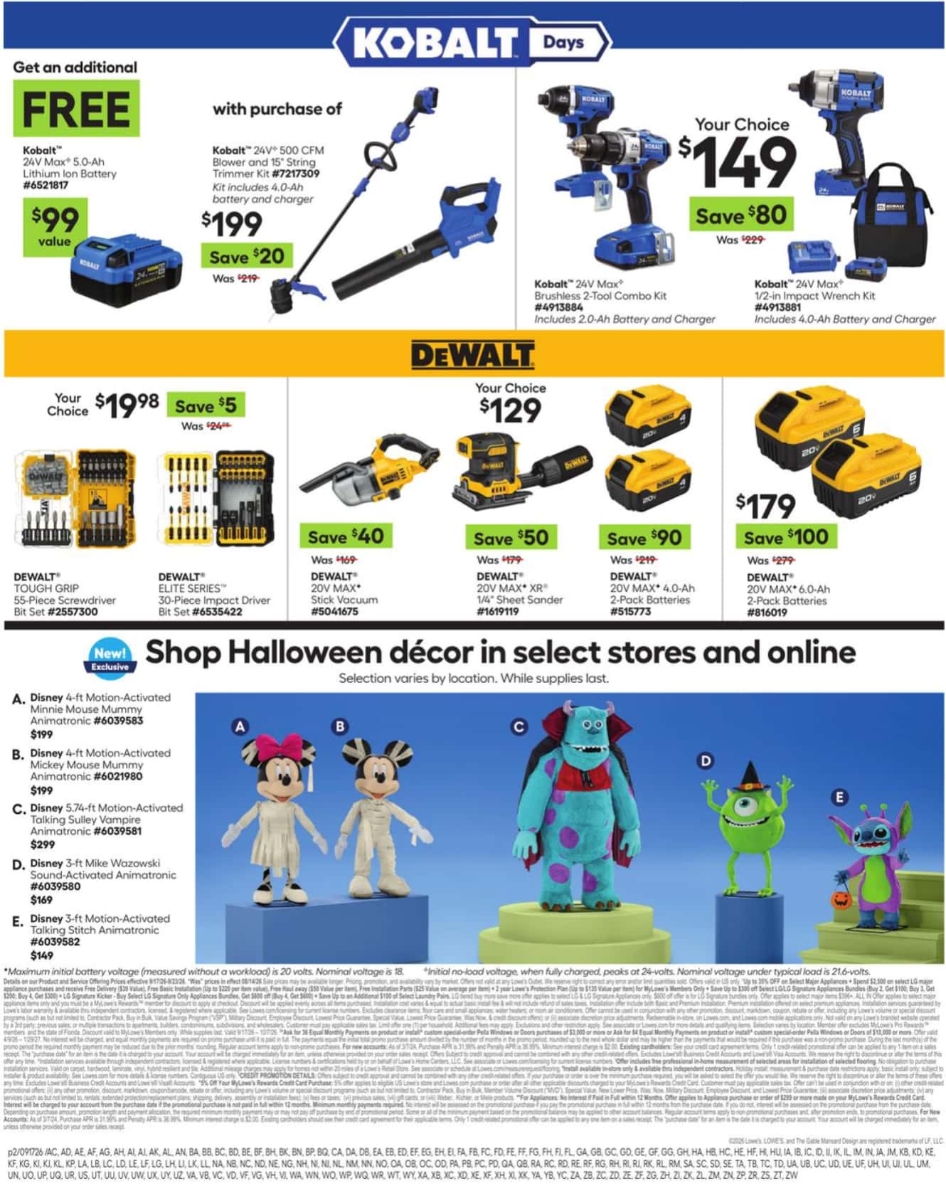 Lowe's Weekly Ad (September 17 - 23, 2026) Preview - Page