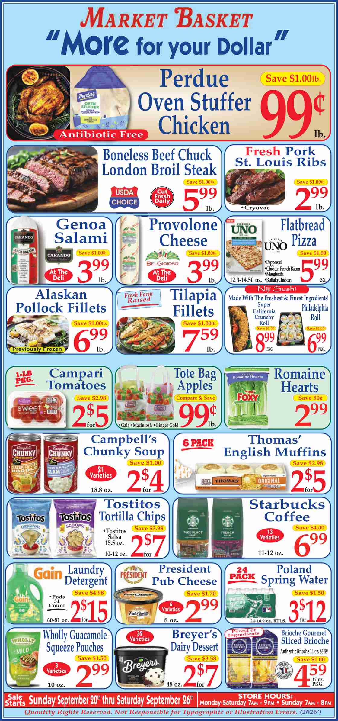 Market Basket Weekly Ad (September 20 - 26, 2026) Preview - Image 1 Market Basket Weekly Ad (September 20 - 26, 2026) Preview - Page