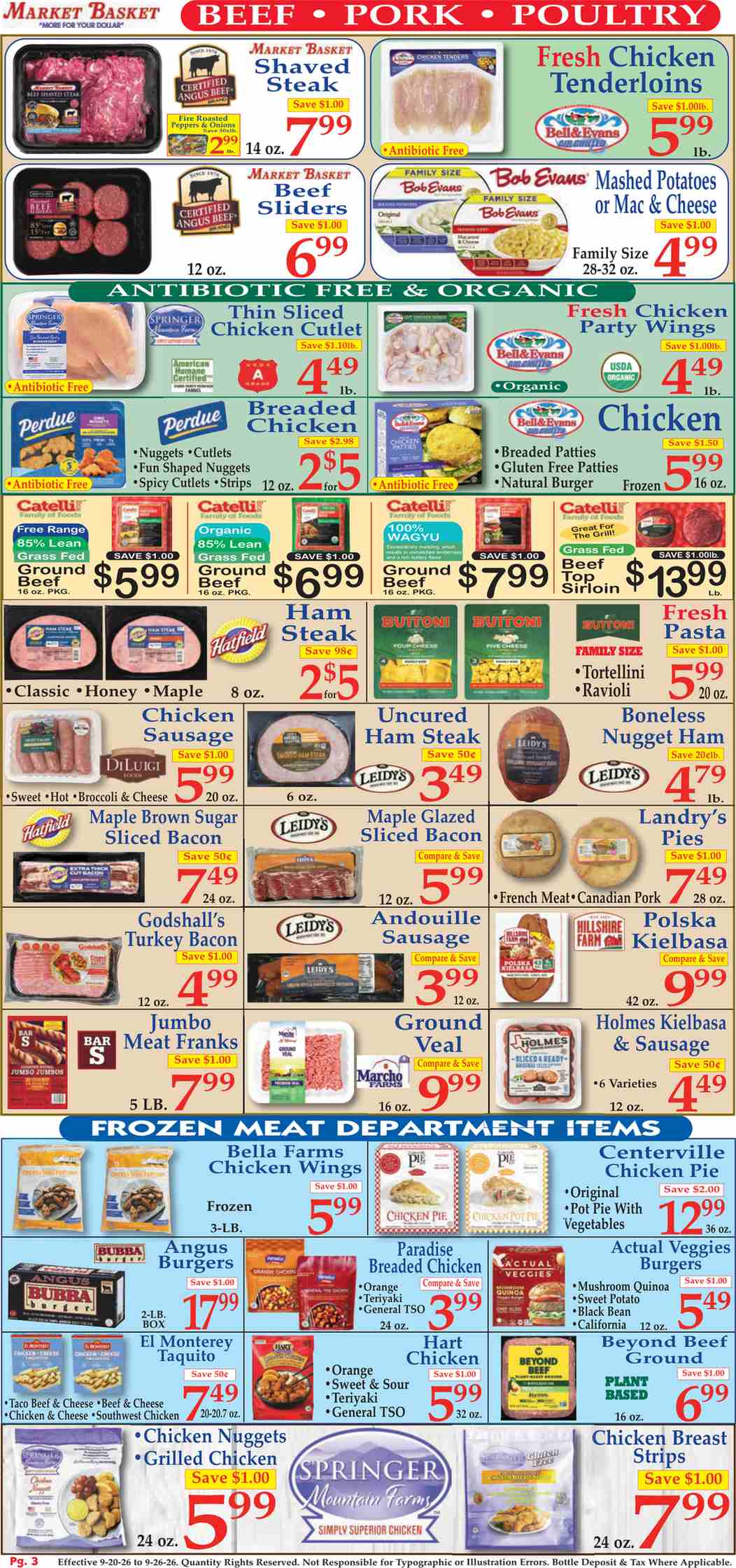 Market Basket Weekly Ad (September 20 - 26, 2026) Preview - Page