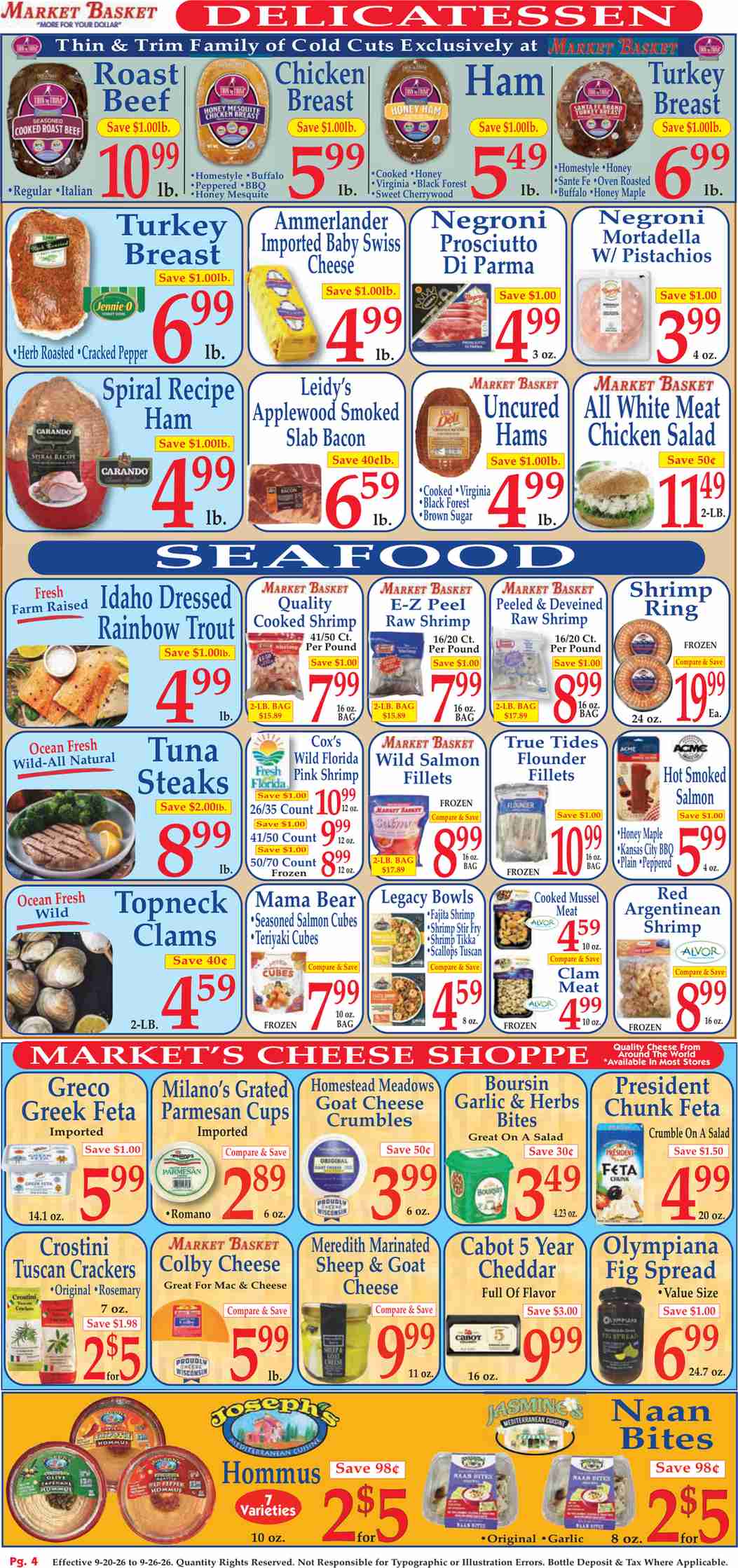 Market Basket Weekly Ad (September 20 - 26, 2026) Preview - Page