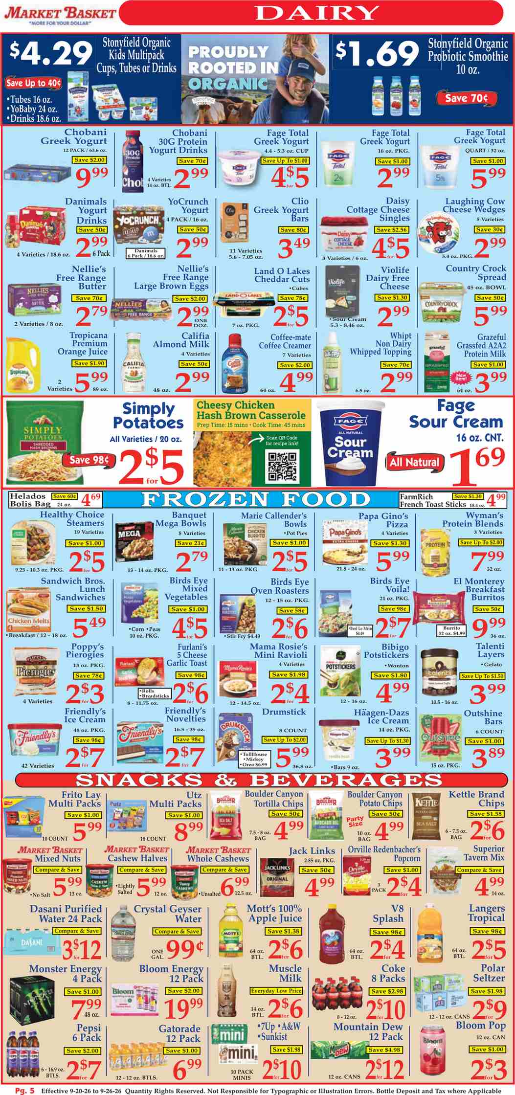 Market Basket Weekly Ad (September 20 - 26, 2026) Preview - Page