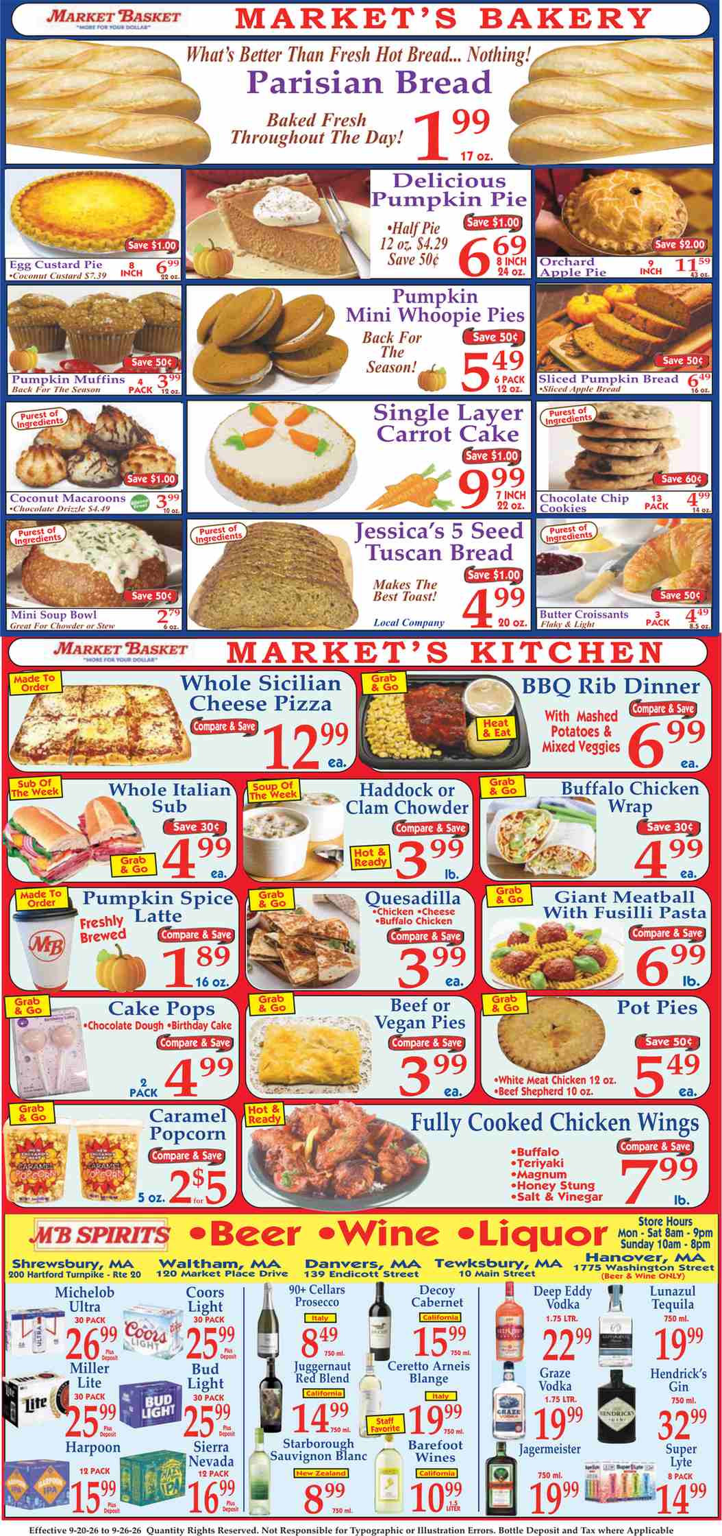 Market Basket Weekly Ad (September 20 - 26, 2026) Preview - Page